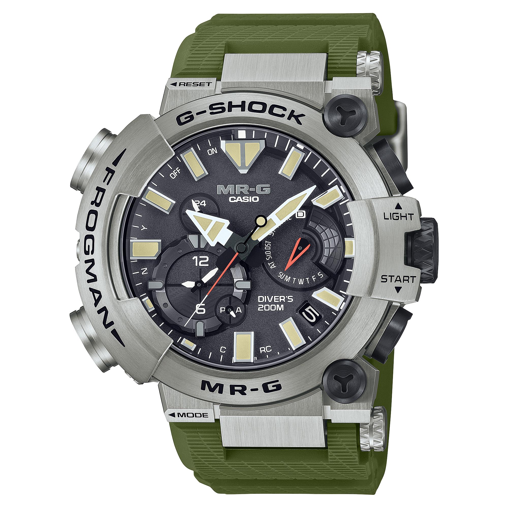 G-Shock MR-G Frogman Black Dial Watch, 49.7mm